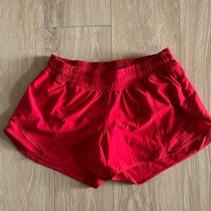 Lululemon Red Shorts